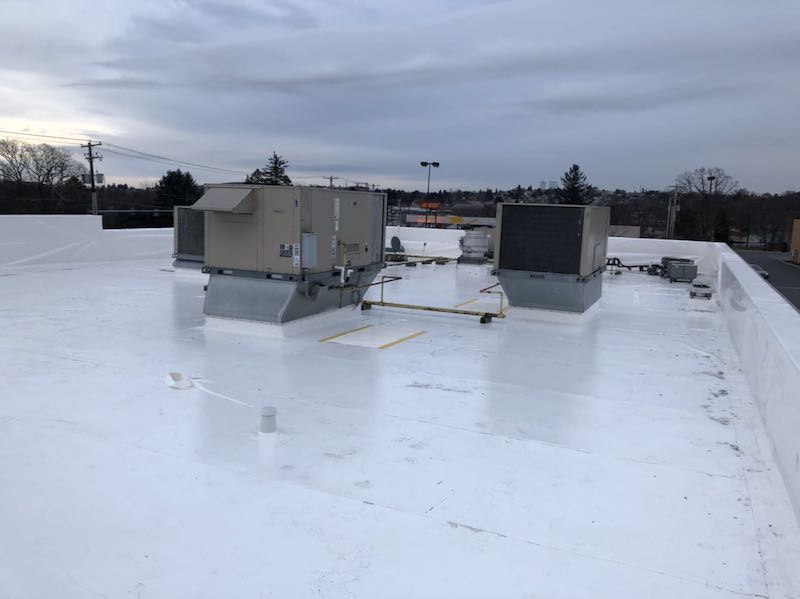 roof repair of applebees in hazelton, pa