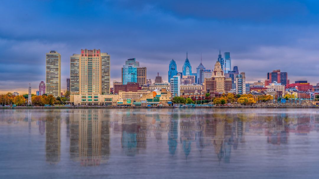 downtown Philadelphia, Pennsylvania