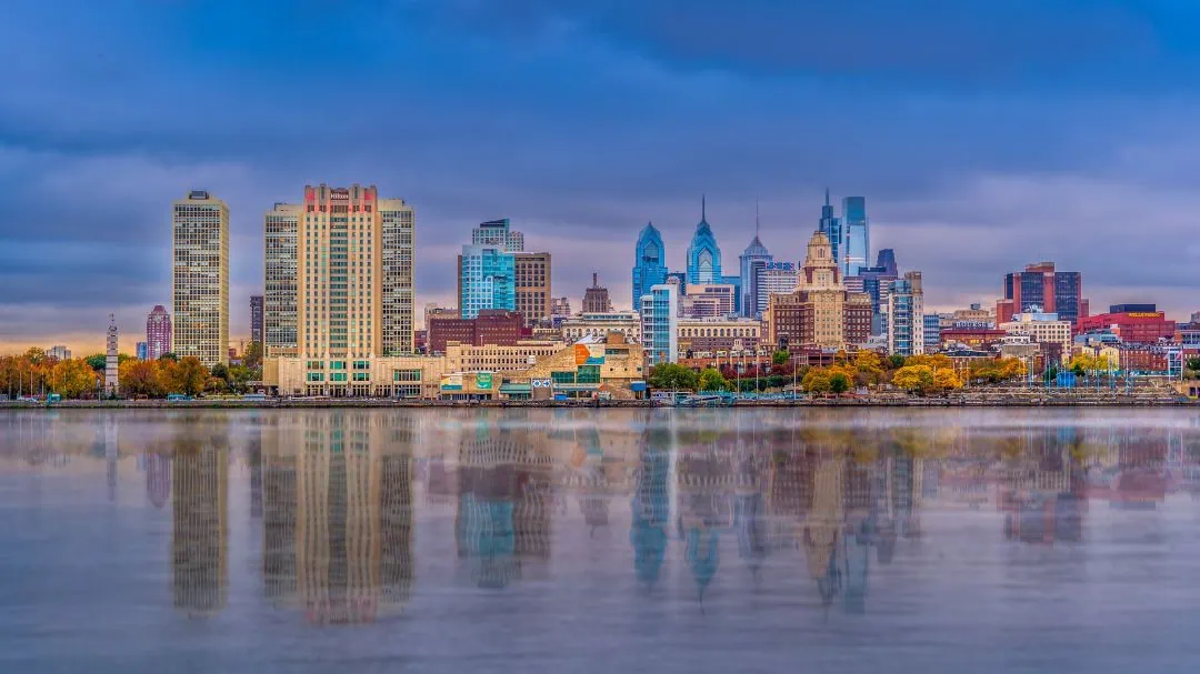 downtown Philadelphia, Pennsylvania