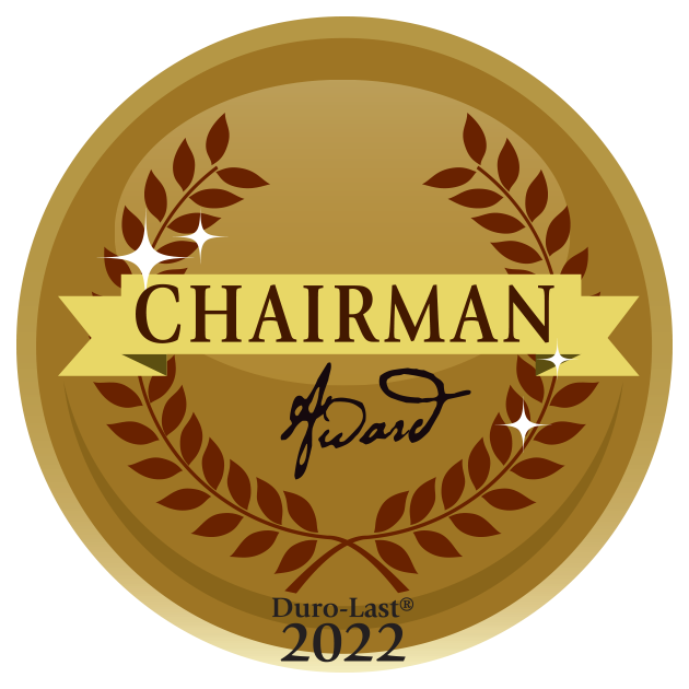 chairman award logo from duro last
