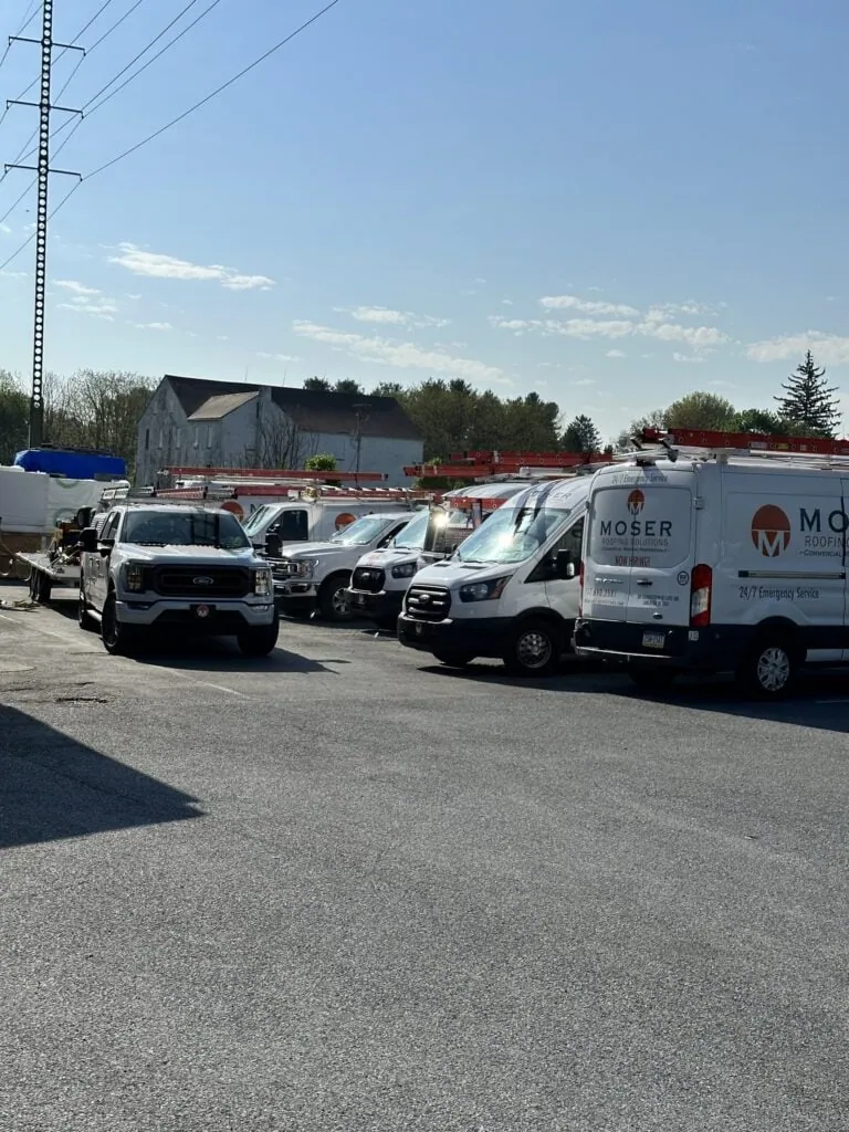 Moser Roofing Solutions vans