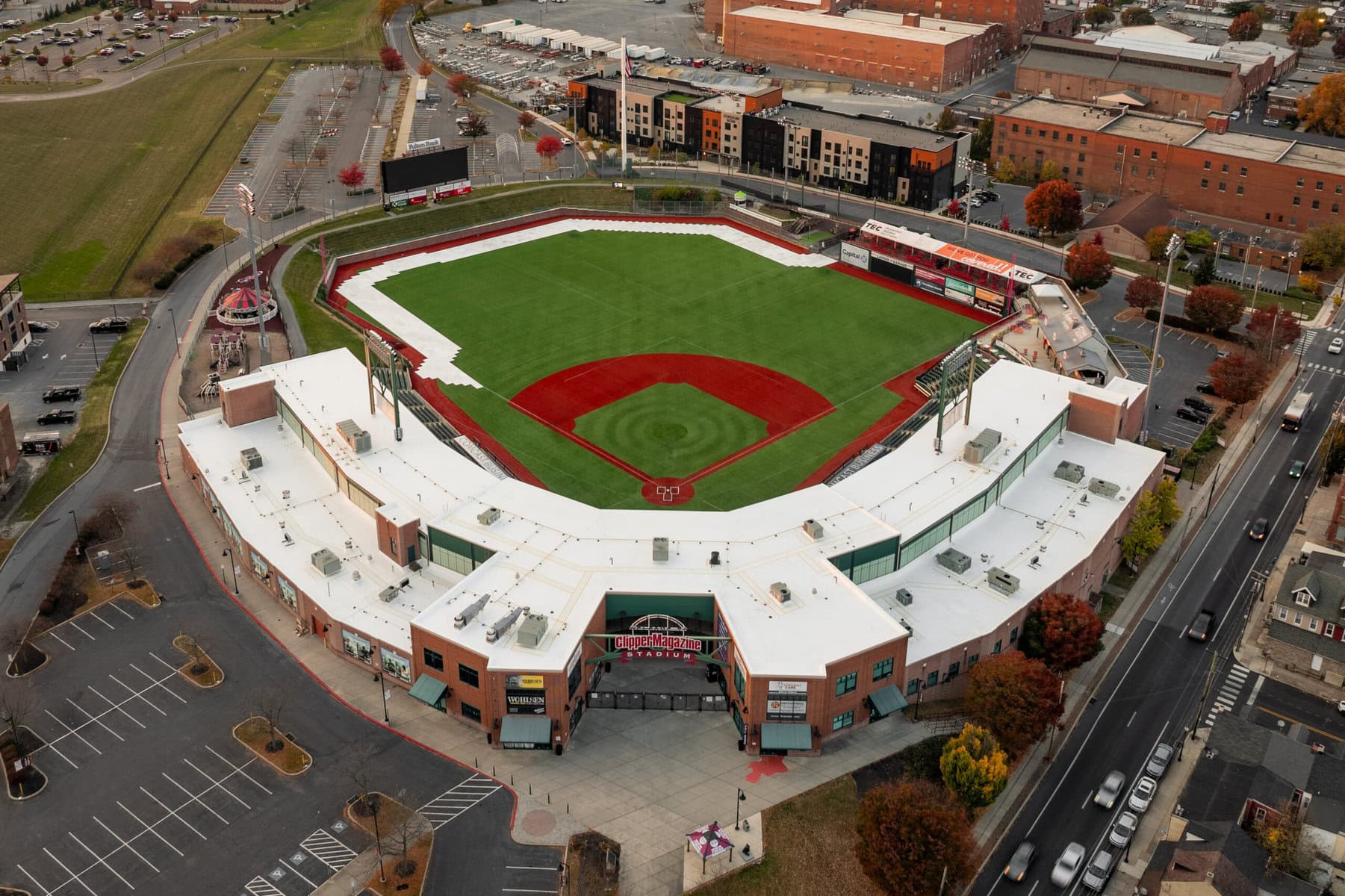 Clipper Magazine Stadium Aerial View